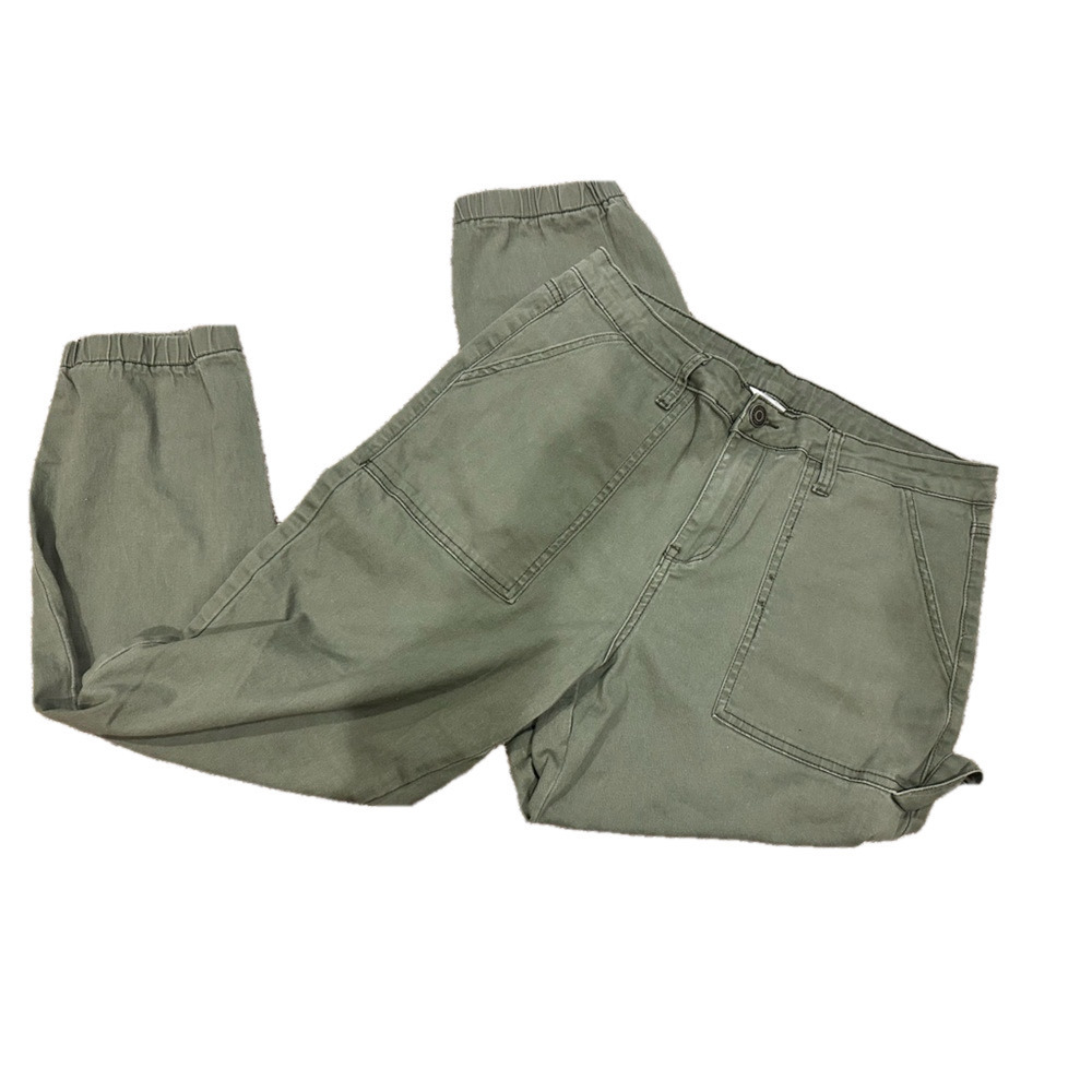 YMI GREEN JOGGER CARGO JEANS